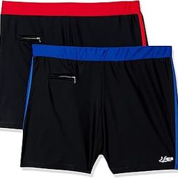 Mens Costume Is-010 Size 5Xl Black/Red With Is-010 Size 5Xl Black/Blue Pack Of 2 And Swimming Goggles Is-506-image-93