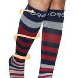 Sorgen Compression Socks for Men & Women - Travel Compression Socks, Corporate Socks, Health socks, Leg Pain Socks, Flight Socks-9