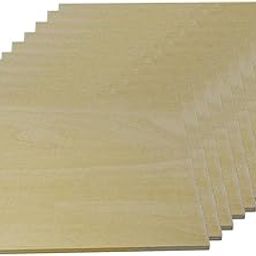 THE STYLE SUTRA® 10Pcs Wooden Squares Shape Coasters Plain Wood Craft Blanks 100x100x1.5mm | Crafts | Multi-Purpose Craft Supplies | Crafting Pieces | Wooden Pieces-image-69