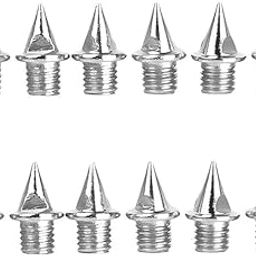 Unisex Sports Running Track Shoe Spikes, 7 mm, Pack of 12 Silver-image-27