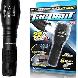Anjaney Mart LED Torch, Super Bright Zoomable LED, Adjustable Focus Tactical Flashlight with 5 Modes Mini Torch for Camping & Outdoor Sports-40