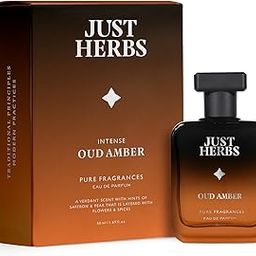 Just Herbs Intense Oud Amber Eau Da Parfum for Men 50 ml | Long Lasting Pure Fragrance Body Spray Mens Perfume with Flowers & Spices-image-28
