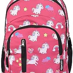 Lightweight Polyester Backpack (Unicorn Print) | Durable, Comfortable & Stylish | Multiple Compartments & Side Pockets for Organized Storage | Ideal for School, College & Travel-image-27