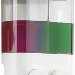 GNOLY Twin Head Liquid Soap Shampoo Touch Dispenser | Head Touch Soap Dispenser, Sink Organizer for Kitchen and Bathroom-picture-14