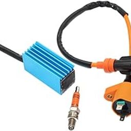 STYLEHEAVEN Racing Ignition Coil + CDI Box + Spark Plug for Chinese 50 125 150cc GY6 ATV-image-5