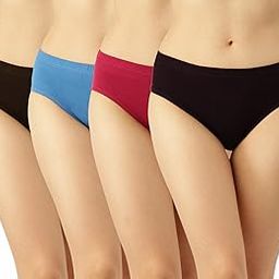 Women's Cotton Blend MMBB-121S-R3-IE1-PO4 Slim Hipster Panties-picture-43