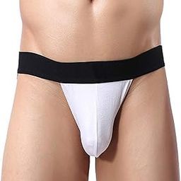 AM Zone Men's Polyester Spandex Jockstrap Thongs Brief Underwear (Pack of 1) (AM-ML-07035)-image-5