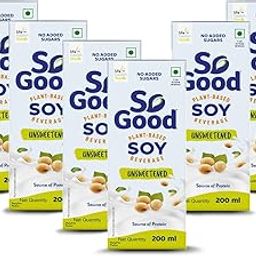 So Good Soy Beverage Unsweetened 1.2L (6 x 200ml)-12