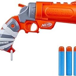 NERF Fortnite Flare Dart Blaster, Break-Open Dart Loading, Includes 3 Mega Darts That Whistle Through The Air, Pull-Down Priming Handle, Multicolor-image-67