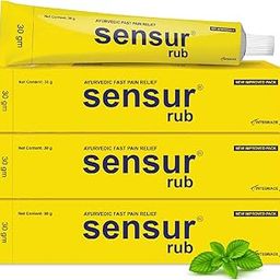 Sensur Natural and Ayurvedic Pain Relief Rub (30g, Pack of 3) | Fast Relief | All pains, One solution-image-31