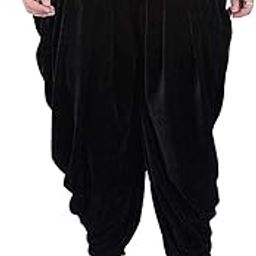 Mens Cotton Blend White Patiala Salwar Pants-image-57