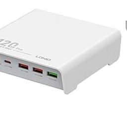 120W USB-C 6 Port Charging Station, 3 Type C + 3 USB, 65W PD Fast Charger for MacBook Pro Air iPad Pro M4 XPS 13/15 HP Spectre iPhone 15 14 13 Galaxy S24 S23 Ultra Pixel 8 7 etc [White]-image-52