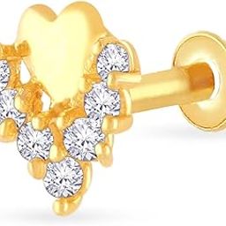 Yellow Gold Nose Pin for Women 22 k | 22k BIS Hallmark (916) Nose Stud for Women and Girls with Piercing-image-33