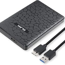 GLink GHD009-2.5" USB 3.0 Premium External HDD Enclosure Case Cover for SATA SSD HDD for Laptop Hard Disks | High Speed USB 3.0 Upto 5 GBPS | Supports 6TB | Tool Free Installation | Black-image-84