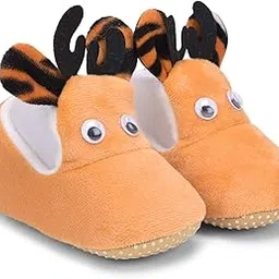 star fish Baby Boys & Girls 3 TO 12 Months Skin Friendly Comfortable & Breathable Animal Printed Booties-picture-1