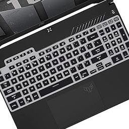 RAYA Silicone Keyboard Cover for ASUS TUF 2022 A15 / A17 / F15 / F17 Gaming Laptops & ASUS TUF 2023 A15 / A16 / A17 / F15 / F17 & ASUS TUF 2024 A15 Gaming Laptops (Black)-13