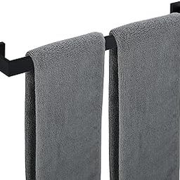 Nolimas Matte Black Bath Towel Bar Single Bars Towel Rack Rod Classic Wall Mounted Stainless Steel Bathroom Towel Bar Toilet Kitchen Towel Shelf Single Layer,24inch-image-34