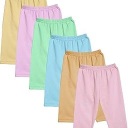 Cotton Solid Pajama for Baby Girl & Baby Boy Bottom Soft Regular Fit |Multicolour (Light Plain) Pack of -6-image-10