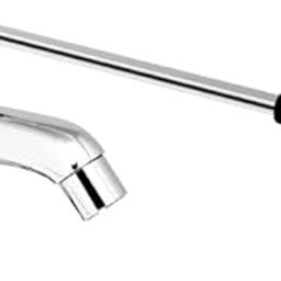 Kamal Brass Elbow Action Pillar Cock Tap Faucet - Nova | Deck Mount Installation Type | Elegant Finish - Silver (Pack of 1)-image-24