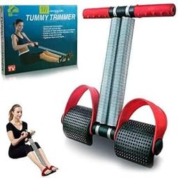 Abs Tummy Trimmer With DOUBLE Steel Spring Burn Off Calories & Tone Your Muscles Ab Exerciser (Red, Black)-16