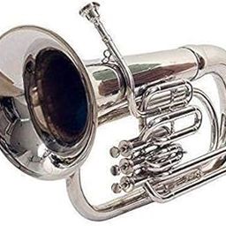 New Jaibharat Musicals Euphonium brass (Silver)-image-88
