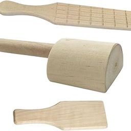 THE STYLE SUTRA Wooden Clay Paddle Pottery Tool for Kitchen or Clay and Pottery 19.5x2cm | Sculpting, Molding Ceramics | Ceramics Pottery | Pottery Tools Sets |-image-36