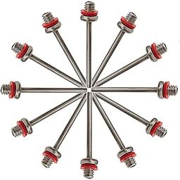 DESCTIDY Inflating Stainless Steel Football, Volleyball, Basketball, Handball, Balloon Air Pin Needle - (Pack of 25) VN77-picture-6