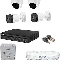 Dahua 1MP CCTV Full Set for Home/Office (2 Dome, 2 Bullet, DVR, Power Supply, BNC/DC Connector)-picture-22