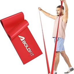 Boldfit Resistance Bands for Workout for Women Pilate Bands for Home Exercise Thera Band Toning Exercise for Gym Latex Band Theraband for Fitness, Stretching, Yoga for Men & Women (Light) 1.8 Kg Red-14