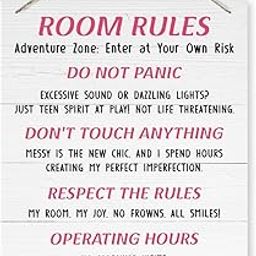 BQIBGD Rustic Wooden 'Enter At Your Own Risk' Wall Sign, Funny Room Decor, Indoor/Outdoor, Earth Tones, Includes Mounting Hardware-image-49