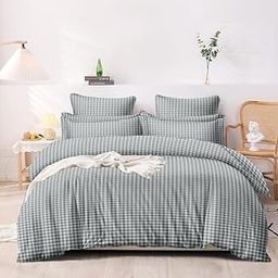 MORADO Glace Cotton 210 TC Single Bed Size Duvet Cover/Quilt Cover/Rajai Cover/Blanket Cover with Zipper (60x90 Inches,Grey)-image-31