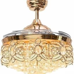 Oltao Ember Chandelier Fan with BLDC Motor, LED Light, Noiseless Retractable Blade, Summer/Winter Mode and Remote(Alloy Steel)-image-49