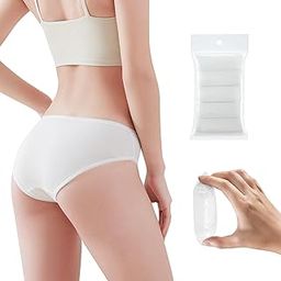 Women's Disposable 100% Cotton Underwear Ladies Briefs Panties for Travel Hotel Spa Hospital Stays Emergencies(5 Packs-L)-picture-26