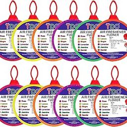 TDO Toilet Bathroom Air Freshener Flowers block Rose, Jasmine,Lemon, Mogra,Sandal, Lavender Fragrances Pantry, Bathroom, Toilet, Wardrobe, wash Basin Pack Of 12 Each 60 Gram-12