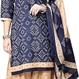 Women's Cotton Blend Printed Ready To Wear Patiala Salwar Suit (Readymade_Joplvsrw5206-P)-picture-27