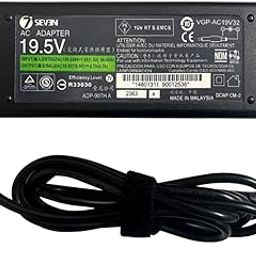 7SEVEN® Compatible for Sony Ac Adapter 19.5v 4.7a Suitable for Sony Bravia Television and Sony Vaio-26
