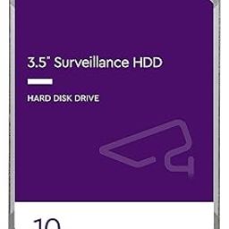 Purple 10TB Surveillance Hard Drive, 3.5-inch SATA HDD-23