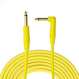 Instrument Cable, Straight/Angle, 10ft / 3mtr, (MPJ3MYL) (Yellow)-12