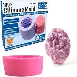 ANW Angel Morning Glory Mould Craft Art Silicone 3D Soap Mold Craft Molds DIY Handmade Candle Mold-image-13
