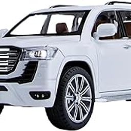 Brijvila Compatible for 1:24 Land Cruiser Lc300 Toy Car Model, Diecast Collectible Pull Back Model Car with Sound & Light and Openable Doors, Vehicles Toy Gift for Adults Kids Boys-image-58