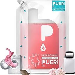 Brand Nourish Puer Natural Liquid Detergent, Advance Care, 1800Ml| Blooming Garden | Labsa & Bleach Free| Eco-Friendly & Non-Toxic| Tough On Stains & Odour, Smells Awesome, Protects Colour, Baby Safe-image-75