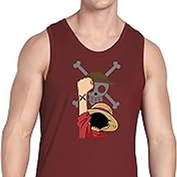 Mens Anime Vest | One Piece Anime Tank Top for Men | Printed Tank Top-image-17