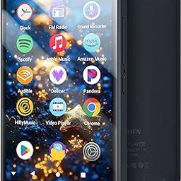 160GB MP3 Player with Bluetooth and WiFi, MECHEN Android 13 OS MP3 & MP4 Players with 4" Touchscreen and Speaker,Music Players with Spotify,Pandora, Audible, Amazon Music, Play Store-97