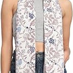 Hand Block Printed Cotton Long Stole Scarves Hijab Neck Wrap Scarf 71" X 21" Inch-image-55