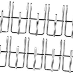 STOBAZA 10-Pack Grid Display Hooks Iron Hooks for Pegboard Sturdy Storage Solution for Retail Displays and Organizing Tools-image-108