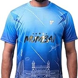 YOURJERSEY New IPL Mumbai Gold Cricket Jersey with Gateway of India Heritage – Printed with Pride Edition & Personalized Name & Number for Kids, Men, and Women-image-96