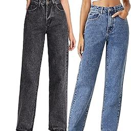 Women’s 2X Denim Fusion One Pack,Two Timeless Styles High Rise Pack of 2 Jeans-image-41