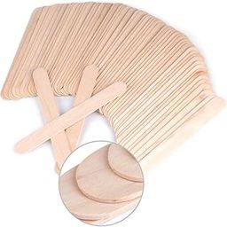 Nyamah Sales Wooden Face Pack Mixing Spatulas Facial Mask Applicator Cosmetic Spatula and Hair Removal Waxing Spatula Makeup Beauty Tool Random Color (Pack of 20)-image-86