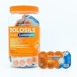 Dolosils - Orange Flavoured Lozenges - Cough and Throat Relief |Single Strip | Relief from Irritating Throat | Relief from Dry Cough| Instant Relief | Travel Friendly | 8 Lozenges x Pack of 25-image-28