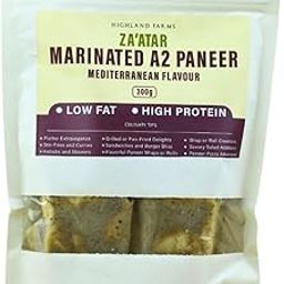 Highland Farms Marinated A2 Low Fat Paneer - Za'atar (300g)-28